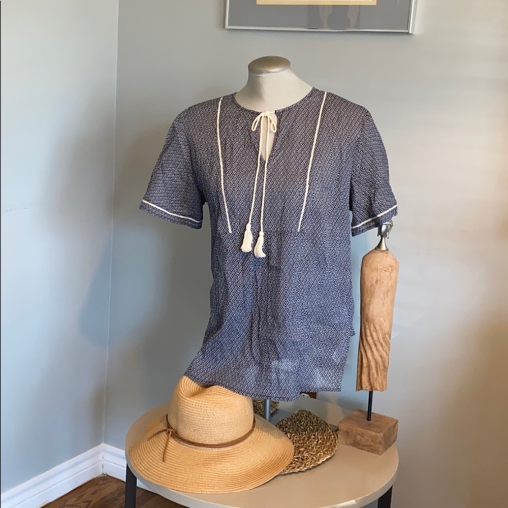 BOGO 50% off! Pattered cotton tunic